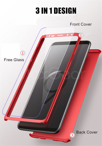 Luxury 360 Degree Case For Samsung Galaxy S7 Edge S8 S9 S10 Plus S10E Note 8 9 Shockproof Full Cover M10 A10 A20 A30 A40 A50 A70 The Clothing Company Sydney