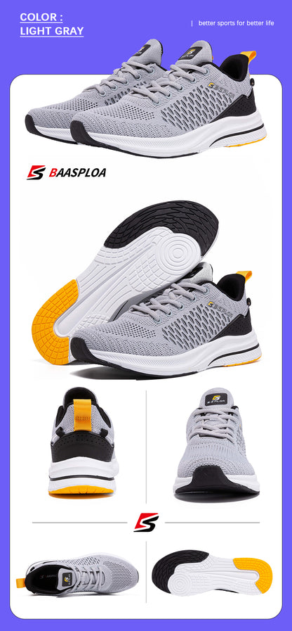 Men's Knit Casual Walking Breathable Trendy Sneakers Original Light Shock Absorption Male Tennis Shoes The Clothing Company Sydney