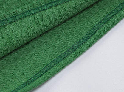 2 Piece Set Cut Out Long Sleeve Knit Dresses for Women Street Fashion Clubwear Bodycon Mini Dress The Clothing Company Sydney