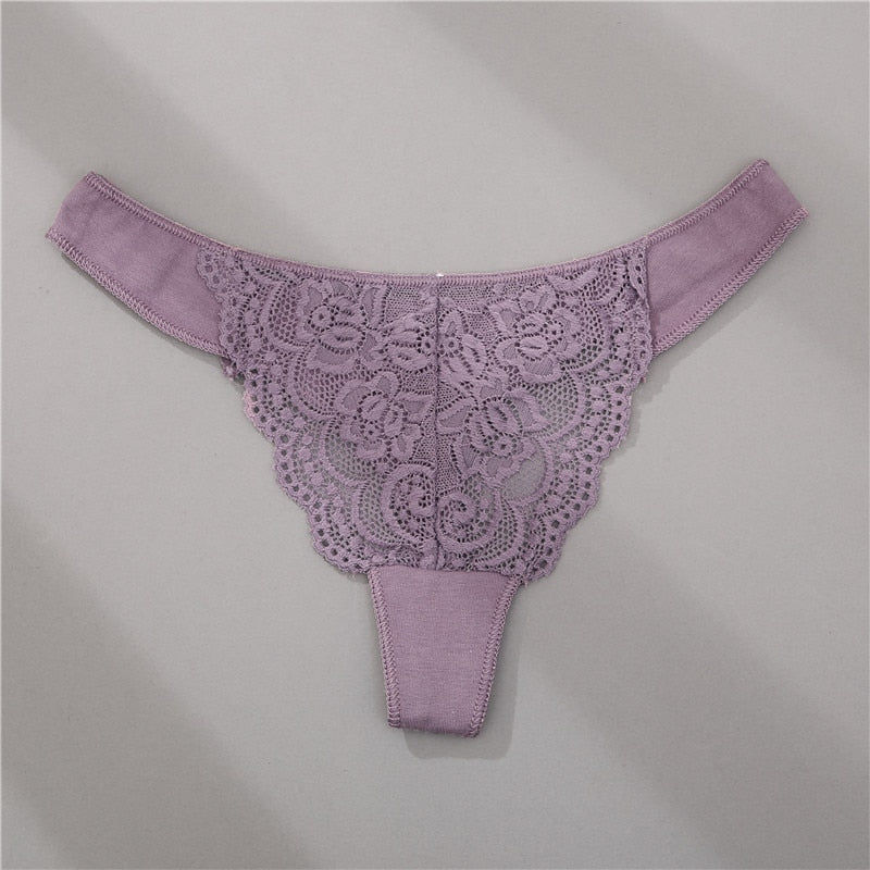 Cotton G-String Panties Floral Lace Underwear Hollow Out Underpants Female Intimates Lingerie  Soft Panties The Clothing Company Sydney