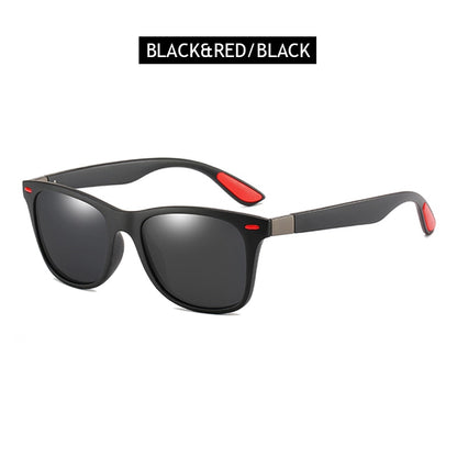 Polarized Sunglasses Men Women Classic Square Plastic Driving Sun Glasses Fashion Black Shades UV400 The Clothing Company Sydney