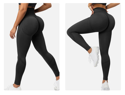 Seamless Leggings Solid Scrunch Butt Lifting Booty High Waisted Sportwear Gym Tights Push Up Women Leggings For Fitness The Clothing Company Sydney