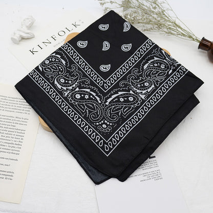 Unisex Bandana Kerchief Hip Hop Black Hair Band Neck Scarf Sports Headwear Wrist Wraps Head Square Scarves Print Handkerchief The Clothing Company Sydney