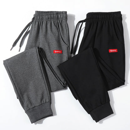 2 Piece Cotton New Sweatpants Men's streetwear Pants Fashion Pencil linen Pants Men Full Length Drawstring Trousers For Men Casual Pants The Clothing Company Sydney