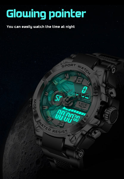 Digital Men Military Watch 50m Waterproof Wristwatch LED Quartz Clock Sport Watch Male Big Watches The Clothing Company Sydney