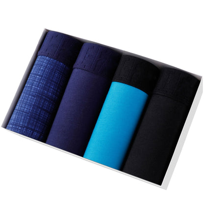 4 Pack Set Men's Boxer Shorts Soft Boxers Panties Underpants Male Cotton Trunks Underwear Boxershorts The Clothing Company Sydney