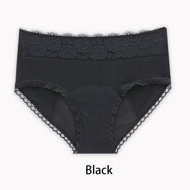 VIP Four Layers of Leak-proof Menstrual Underwear Lace Rose embroidery Breathable Physiological Period Panties The Clothing Company Sydney