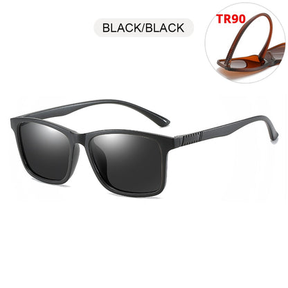 Light Weight TR90 Men Sun Glasses Classic Square Polarized Sunglasses For Male High Quality Driving Eyewear UV400 The Clothing Company Sydney