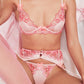 Love letter Lace Embroidery Sensual Lingerie Underwire Push up Bra Graters Patchwork Pink  Underwear Brief Bralette Set The Clothing Company Sydney