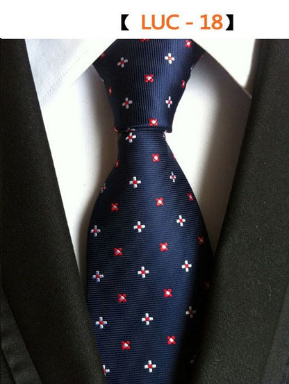 8cm Men's Tie Silk Plaids Floral Luxury Necktie Striped Ties For Men Business Formal Wedding Accessories Tie The Clothing Company Sydney