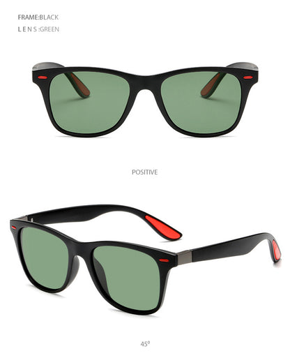 Polarized Sunglasses Men Women Classic Square Plastic Driving Sun Glasses Fashion Black Shades UV400 The Clothing Company Sydney