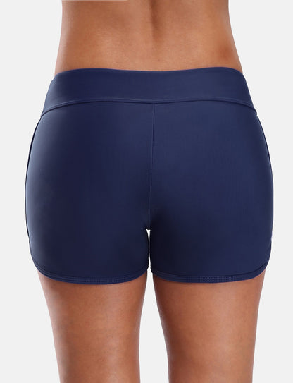 Mid Waist Swimming Shorts Women Solid Color Bikini Bottom Ban Swimwear Briefs Split Swimming Trunks The Clothing Company Sydney