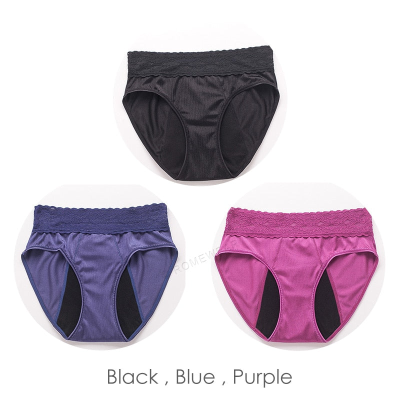 3 pack 4-Layers Menstrual Period Panties For Women Incontinence Underwear Heavy Absorbent Leakproof Lingerie Quality Nylon Cotton Mix Briefs The Clothing Company Sydney