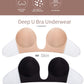 Invisible Push Up Strapless Bras Dress Wedding Party Sticky Self-adhesive Silicone Brassiere Breathable Deep U Bra Underwear The Clothing Company Sydney