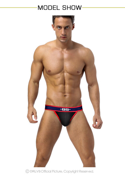 Men's Mesh Jockstrap Underwear G-Strings Thongs Sexy  Gay Penis pouch bikini buttocks Hollow thong men underwear The Clothing Company Sydney