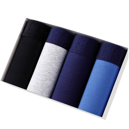 4 Pack Set Men's Boxer Shorts Soft Boxers Panties Underpants Male Cotton Trunks Underwear Boxershorts The Clothing Company Sydney