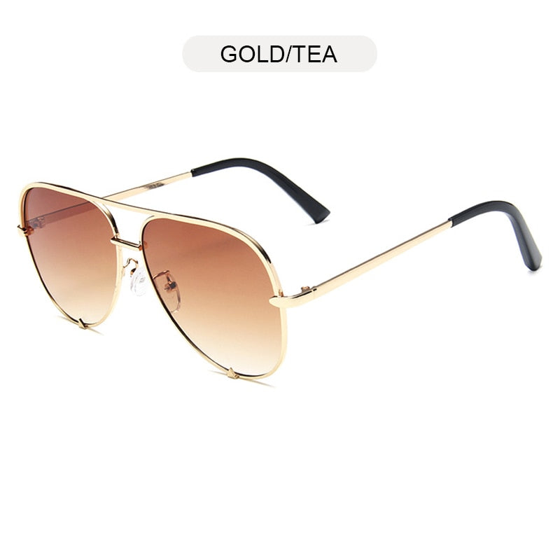 Classic Metal Aviation Sunglasses Women Fashion Alloy Pilot Sun Glasses Men Gradient Lens Driving Shades Ladies UV400 The Clothing Company Sydney
