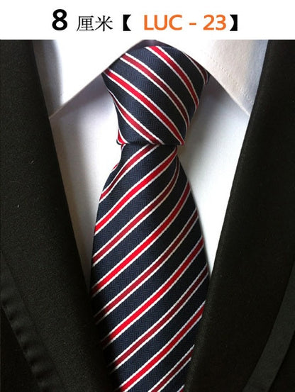 8cm Men's Tie Silk Plaids Floral Luxury Necktie Striped Ties For Men Business Formal Wedding Accessories Tie The Clothing Company Sydney