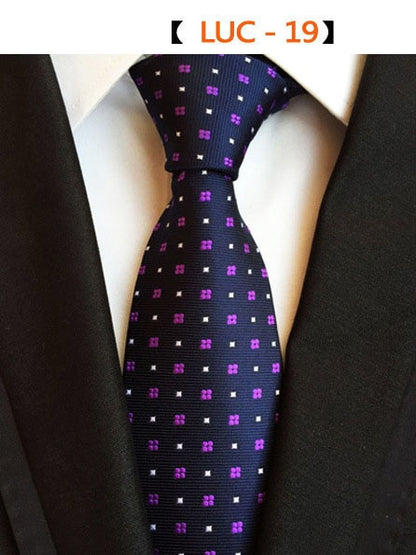 8cm Men's Tie Silk Plaids Floral Luxury Necktie Striped Ties For Men Business Formal Wedding Accessories Tie The Clothing Company Sydney