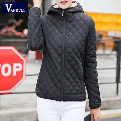 Women's Hooded Jacket Casual Basic Warm Velvet Lamb Parka Coat  Autumn Winter New Solid Light Soft Outerwear The Clothing Company Sydney