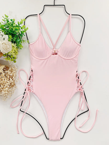 One Piece Swimwear Bandage Swimsuit Bodysuit Backless Bikini Bodycon Bathing Suit Cut Out Monokini Beachwear The Clothing Company Sydney