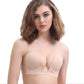 Invisible Push Up Strapless Bras Dress Wedding Party Sticky Self-adhesive Silicone Brassiere Breathable Deep U Bra Underwear The Clothing Company Sydney