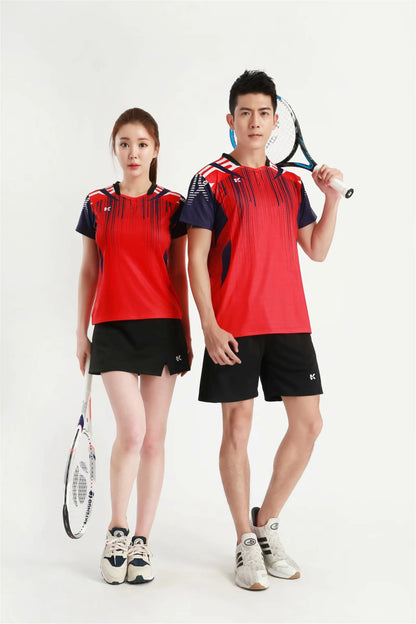 Women's Men's Sports Badminton wear shirts Table tennis game Shirts clothes Exercise Tennis Volleyball Handball Shirts The Clothing Company Sydney