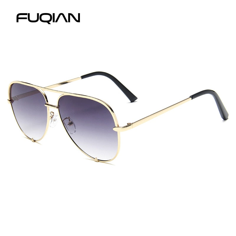 Classic Metal Aviation Sunglasses Women Fashion Alloy Pilot Sun Glasses Men Gradient Lens Driving Shades Ladies UV400 The Clothing Company Sydney