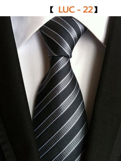 8cm Men's Tie Silk Plaids Floral Luxury Necktie Striped Ties For Men Business Formal Wedding Accessories Tie The Clothing Company Sydney