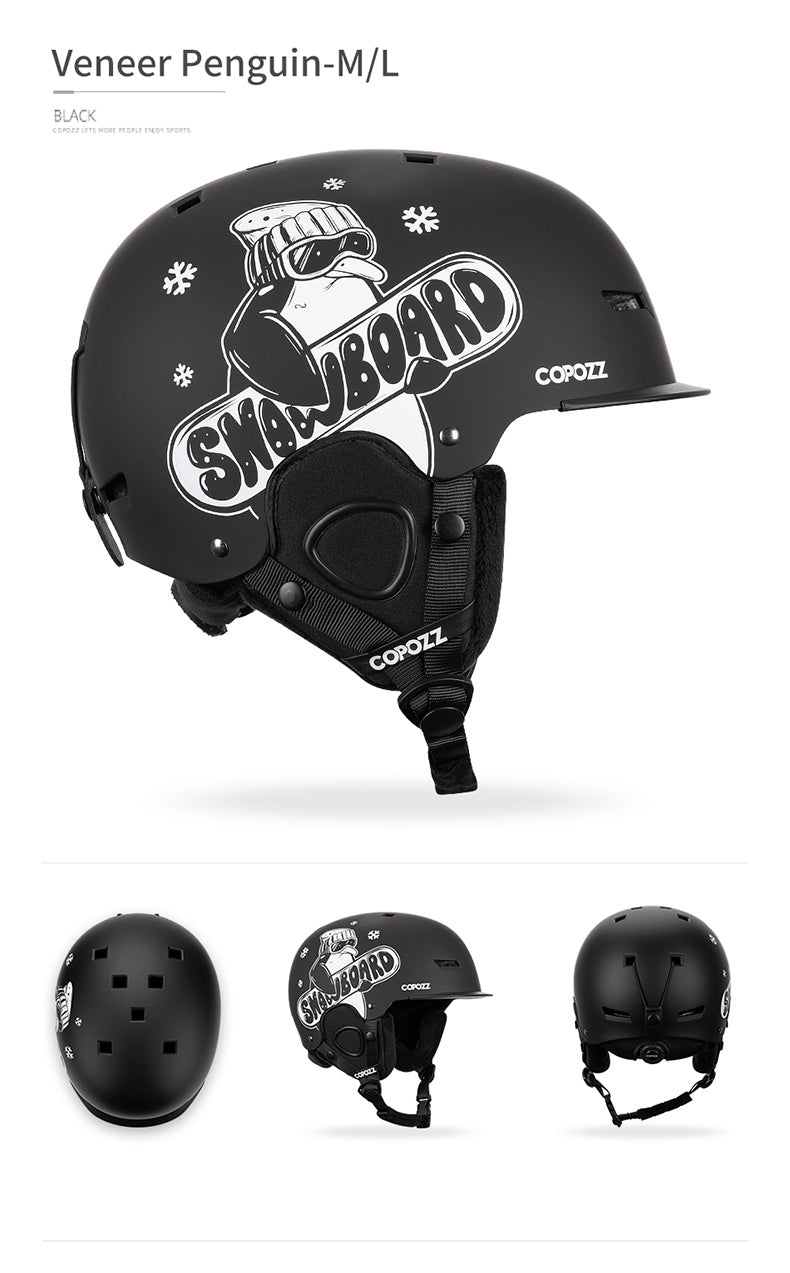 Ski helmet Cartoons Half-covered Anti-impact Safety Helmet Cycling Ski Snowboard Sports Helmet For Adult and Kids The Clothing Company Sydney