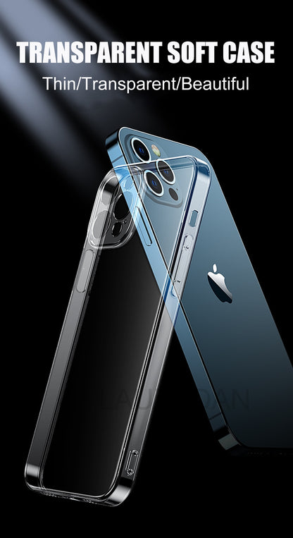 Clear Phone Case For iPhone 11 12 13 14 Pro Silicone Soft Cover For iPhone 12 Mini 13 Pro X XS Max 8 7 6s Plus 5 SE XR Case The Clothing Company Sydney