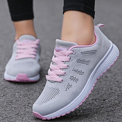 Lace up Women's Sneakers Fashion Shoes Platform Vulcanized Shoes Sneakers Shoes Breathable Shoe The Clothing Company Sydney