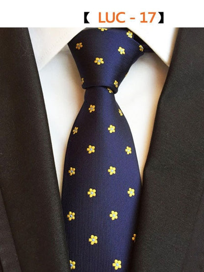 8cm Men's Tie Silk Plaids Floral Luxury Necktie Striped Ties For Men Business Formal Wedding Accessories Tie The Clothing Company Sydney