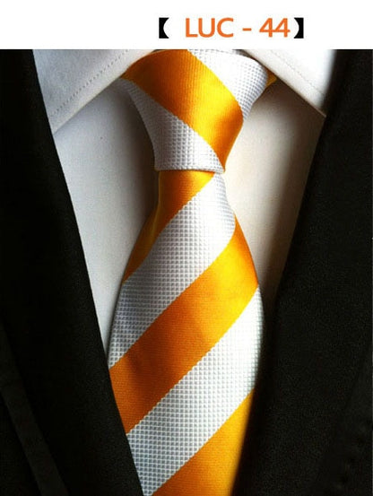 8cm Men's Tie Silk Plaids Floral Luxury Necktie Striped Ties For Men Business Formal Wedding Accessories Tie The Clothing Company Sydney