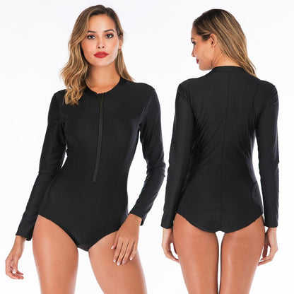 Rashguard One Piece Swimsuit Swimwear Women Long Sleeve Swimwear Monokini Swimsuit Bodysuit Bathing Suit Surfing Jumpsuit The Clothing Company Sydney