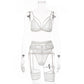 3 Piece Underwear Set Mesh Lace Transparent Bra Lingerie Set The Clothing Company Sydney