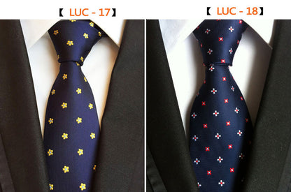 8cm Men's Tie Silk Plaids Floral Luxury Necktie Striped Ties For Men Business Formal Wedding Accessories Tie The Clothing Company Sydney