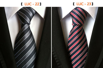 8cm Men's Tie Silk Plaids Floral Luxury Necktie Striped Ties For Men Business Formal Wedding Accessories Tie The Clothing Company Sydney