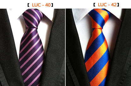 8cm Men's Tie Silk Plaids Floral Luxury Necktie Striped Ties For Men Business Formal Wedding Accessories Tie The Clothing Company Sydney