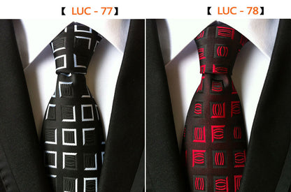 8cm Men's Tie Silk Plaids Floral Luxury Necktie Striped Ties For Men Business Formal Wedding Accessories Tie The Clothing Company Sydney