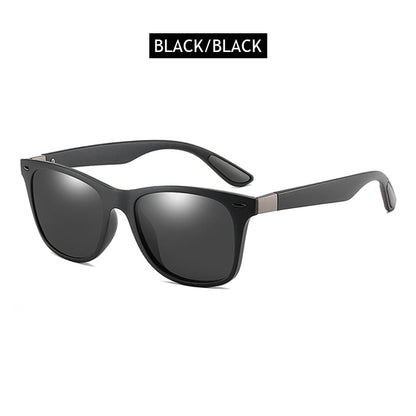 Polarized Sunglasses Men Women Classic Square Plastic Driving Sun Glasses Fashion Black Shades UV400 The Clothing Company Sydney