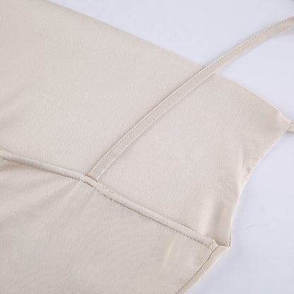 Strappy Solid Satin Backless Sleeveless Casual Dress Mini Sundress Summer Dresses The Clothing Company Sydney