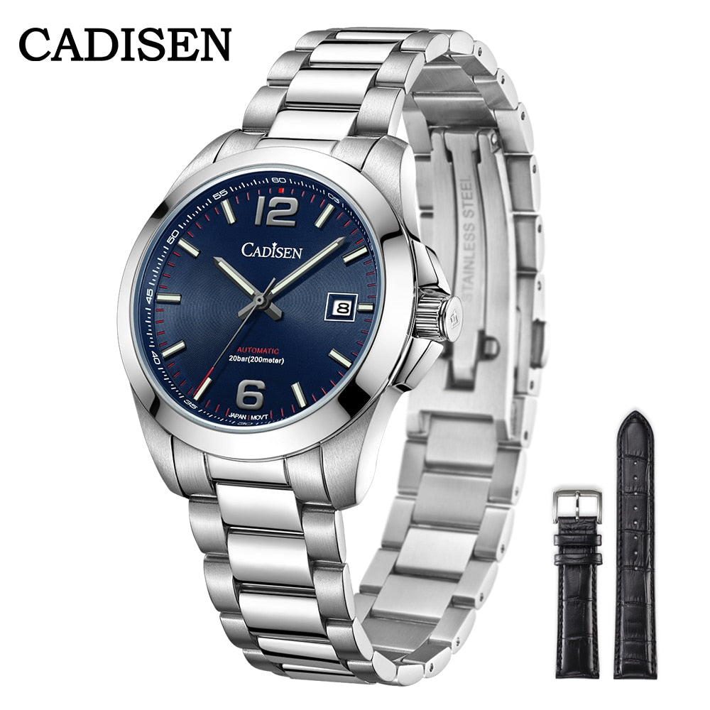 Cadisen New 39mm Men's Automatic Mechanical Watch Classic Retro 200m Waterproof Business Sports MIYOTA 8215 Watches The Clothing Company Sydney