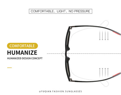 Polarized Sunglasses Men Women Classic Square Plastic Driving Sun Glasses Fashion Black Shades UV400 The Clothing Company Sydney