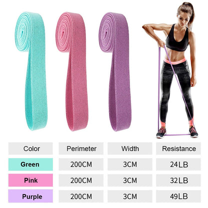 Durable Circle Band Yoga Anti-slip Gym Fitness Rubber Band Exercise Braided Elastic Band Hip Lifting Resistance Band The Clothing Company Sydney