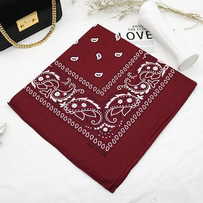 Bandana Head Scarf Unisex Hip Hop cotton  Hair Band Neck Scarf Sports Headwear Wrist Wraps Square Scarves Print Handkerchief The Clothing Company Sydney