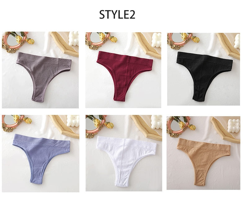 2 Pack Seamless Women Thong Panty Bikini G String Underpants Pantys Comfort Cotton Mix Crotch Underwear Brief Comfort Lingerie The Clothing Company Sydney
