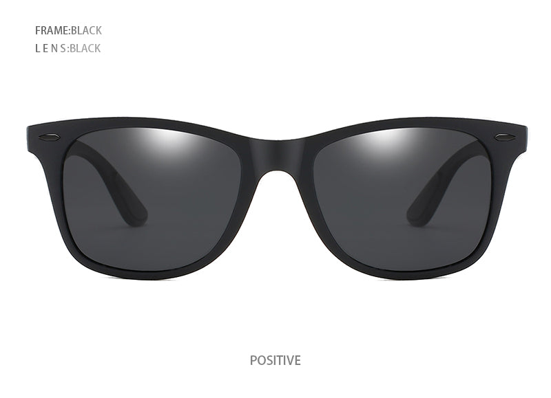 Polarized Sunglasses Men Women Classic Square Plastic Driving Sun Glasses Fashion Black Shades UV400 The Clothing Company Sydney