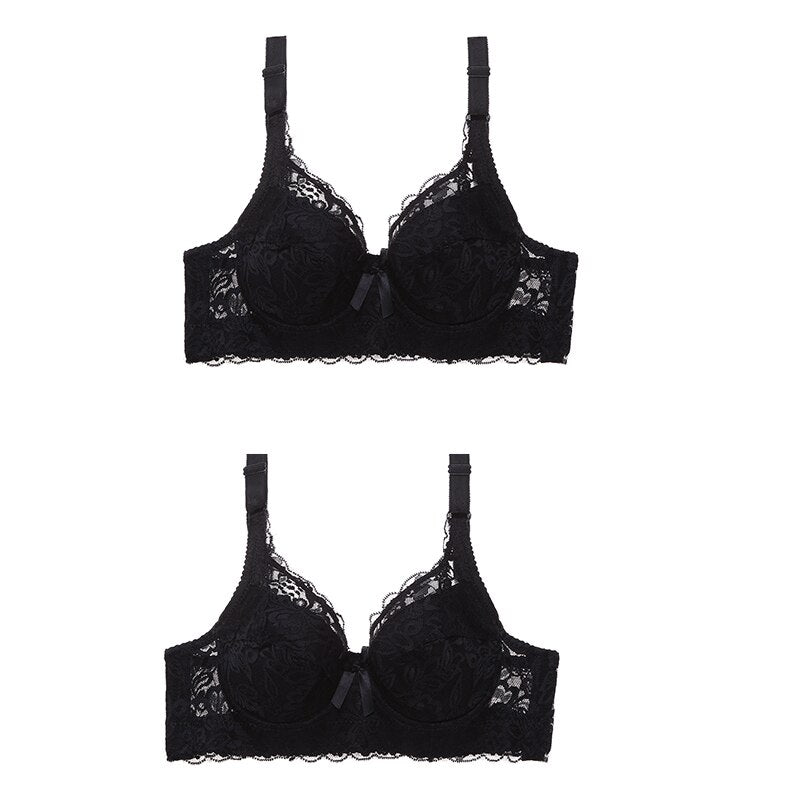 Lace Bras For Women Push Up Crop Top Underwear Seamless Plus Size Bra  Backless Bralette Lingerie Brassiere