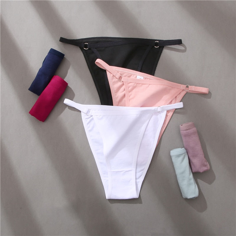 5 Pack Set Underwear Cotton Panties Lingerie Underpants Hoop Design Waistband Briefs Intimate Bikini Panty The Clothing Company Sydney